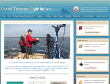 Tablet Screenshot of grandtraverselighthouse.com